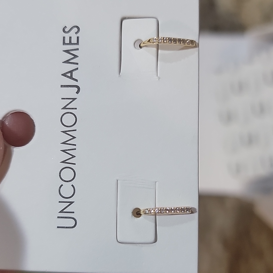 Uncommon James Nwot Tiny Ear Jacket Gold Earrings Nwot 48$